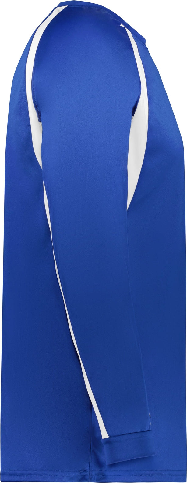 Right View of BA ROYAL/WHITE YOUTH HOOK L/S TEE