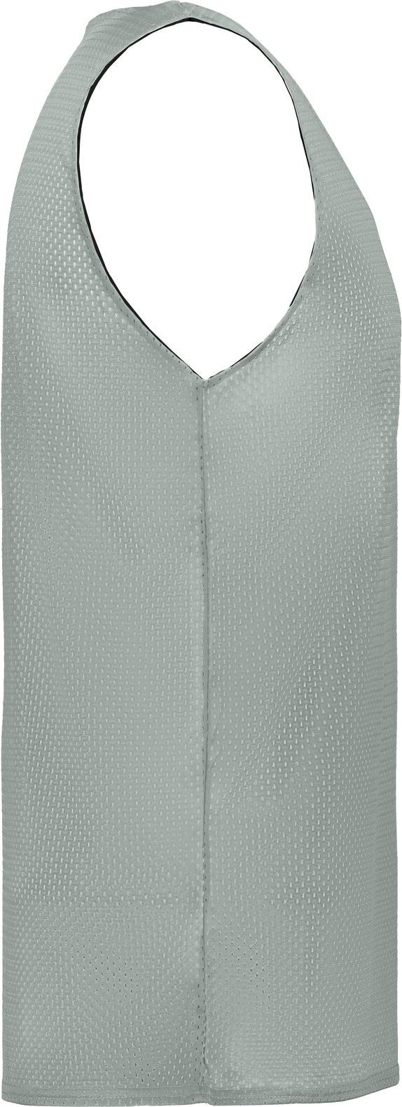 Right View of BA SILVER/BLACK MESH REVERSIBLE JERSEY