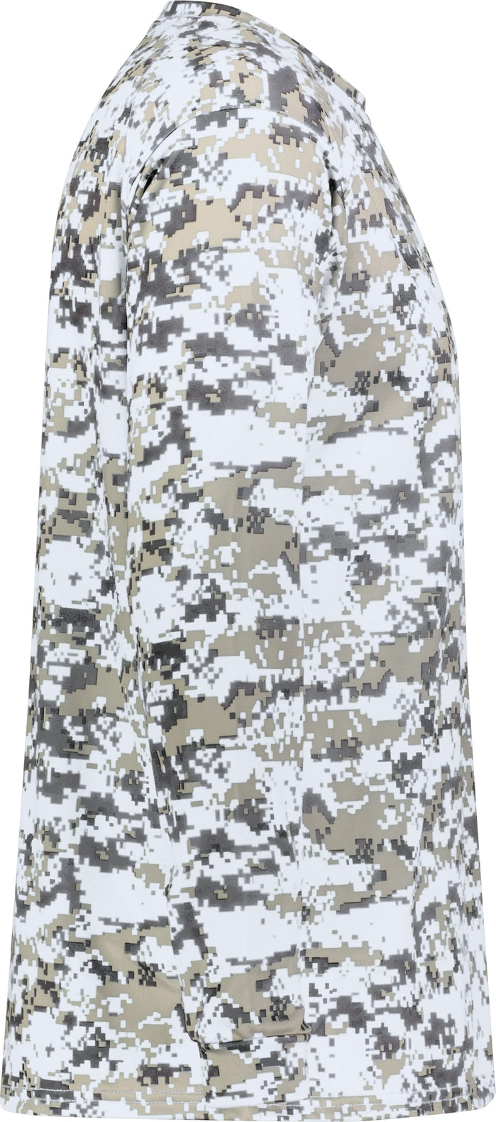 Right View of BA WHITE DIGITAL YOUTH DIGITAL L/S TEE