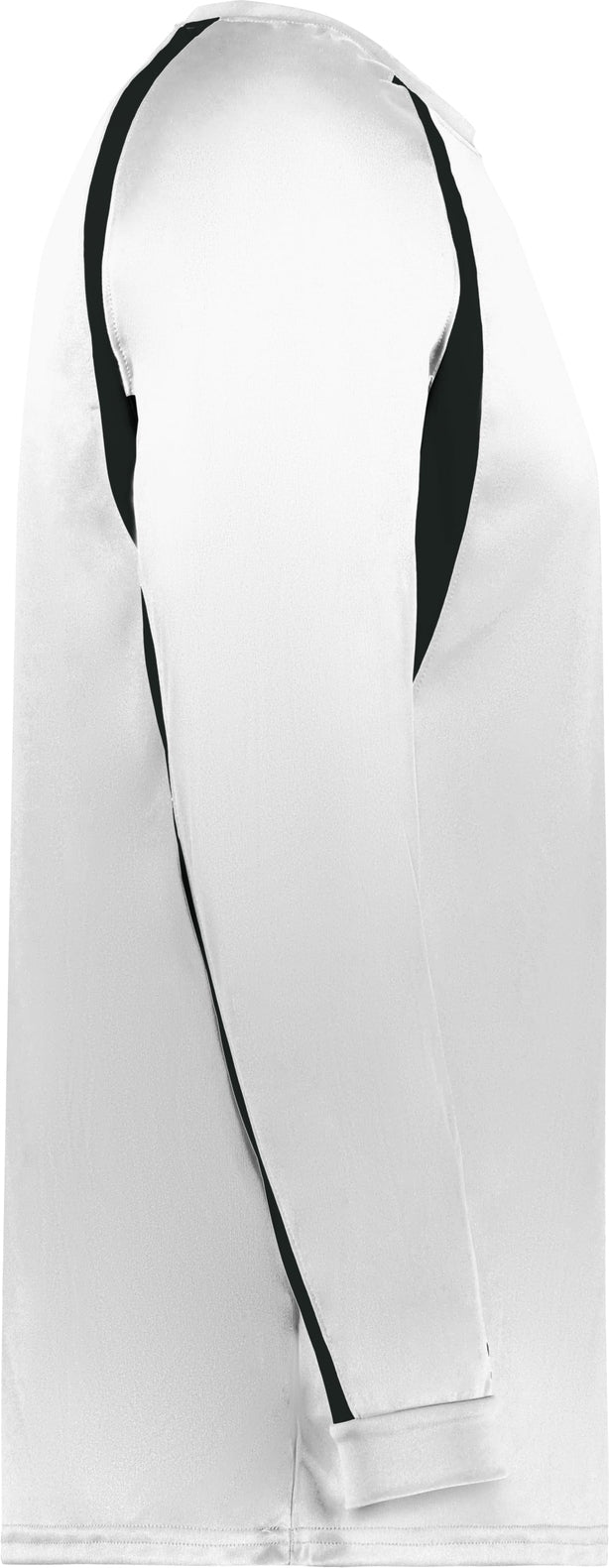 Right View of BA WHITE/BLACK HOOK L/S TEE