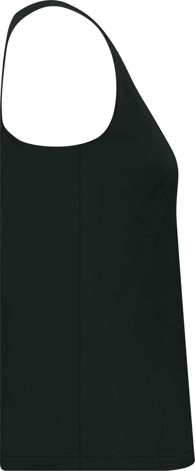 Right View of BLACK LADIES' RACERBACK TANK