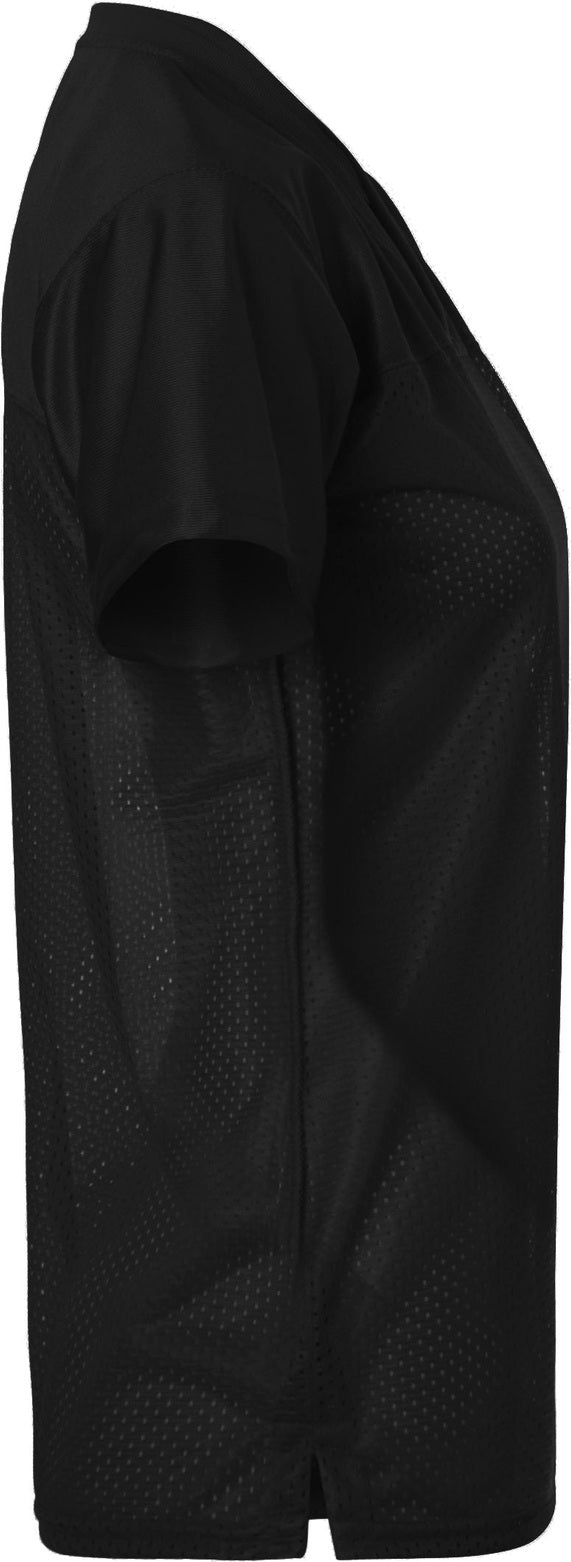 Right View of BLACK LDS JR FIT REPLICA FOOTBALL T