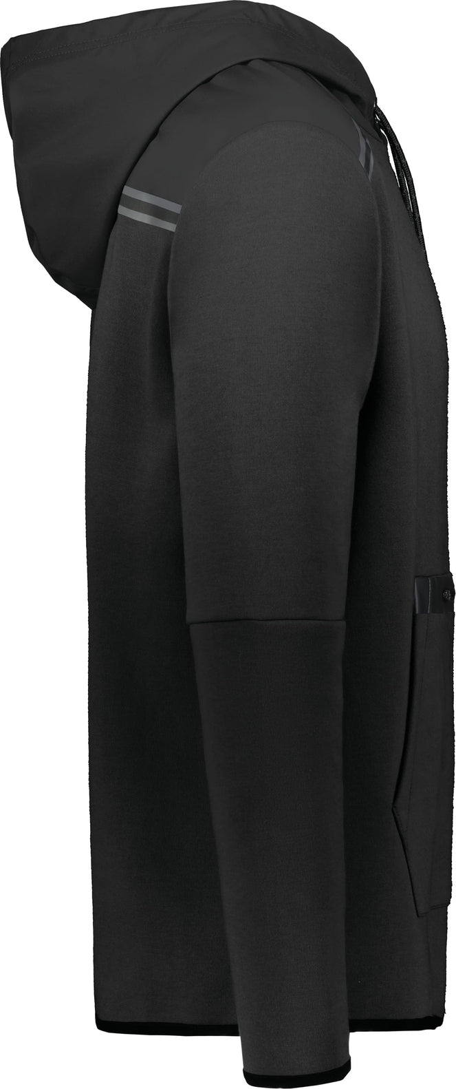 Right View of BLACK LEGEND TECH FLEECE HOODIE