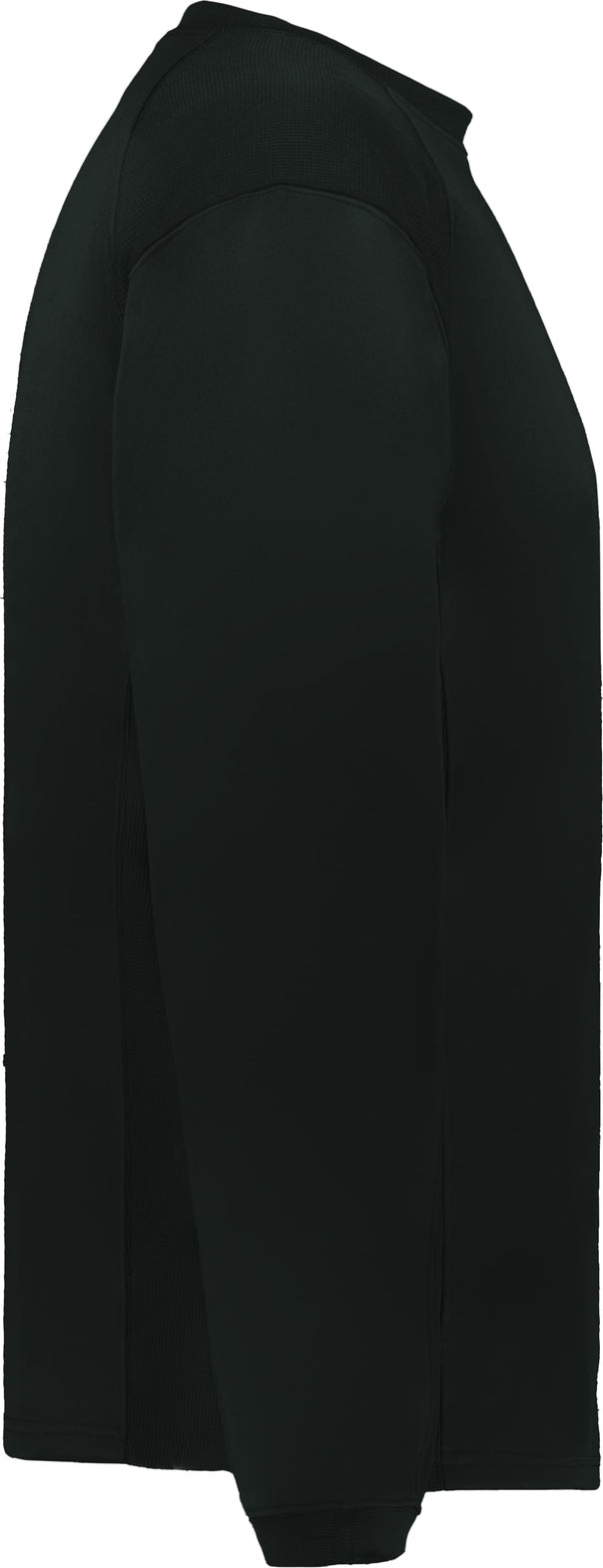 Right View of BLACK PERFORMANCE FLEECE CREW