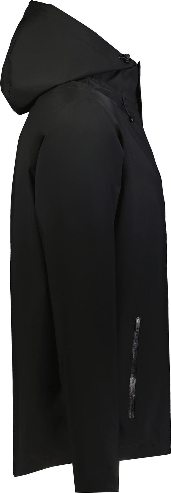 Right View of BLACK RAIN SECURE WATERPROOF JACKET