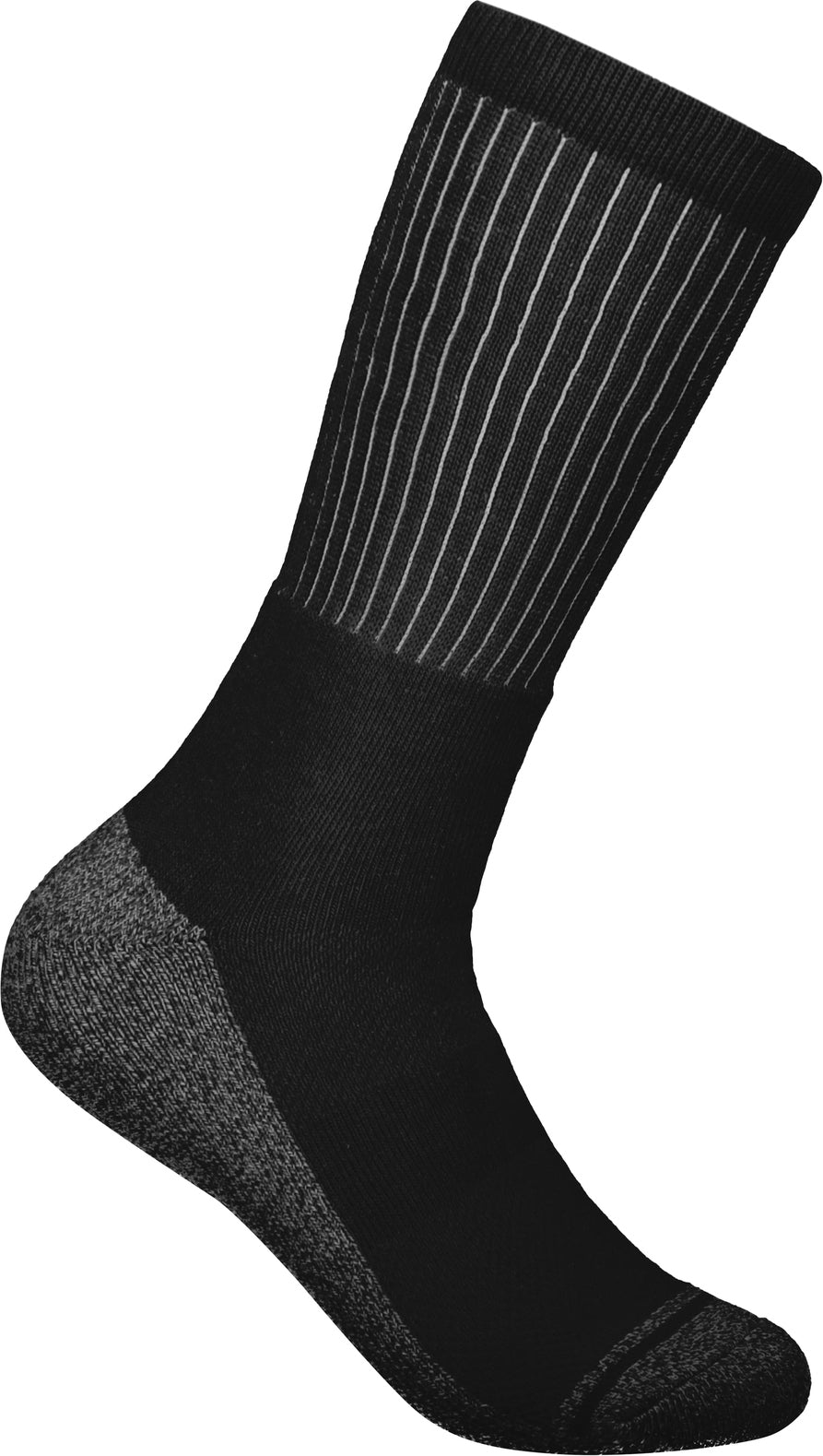 Right View of BLACK TONAL CREW SOCK