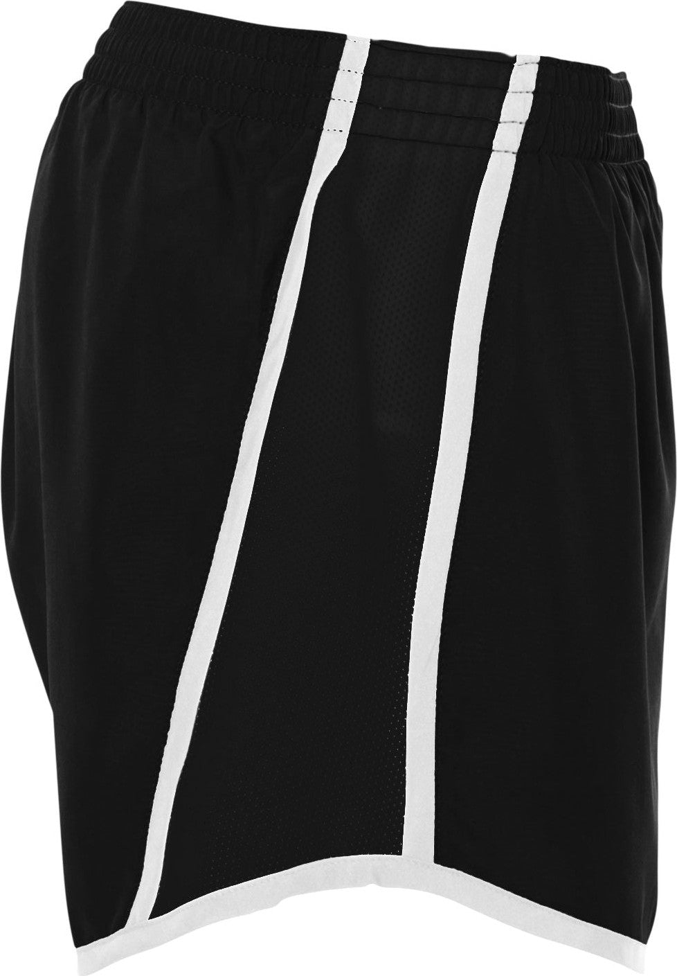 Right View of BLACK/BLACK/WHITE GIRLS PULSE TEAM SHORT