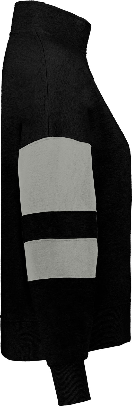 Right View of BLACK/CHARCOAL HEATHER JACKSON WAY LDS PULLOVER