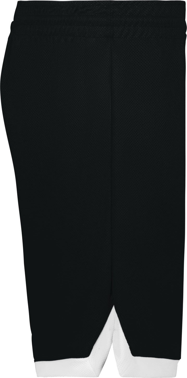 Right View of BLACK/WHITE COOLCORE ELITE SHORTS