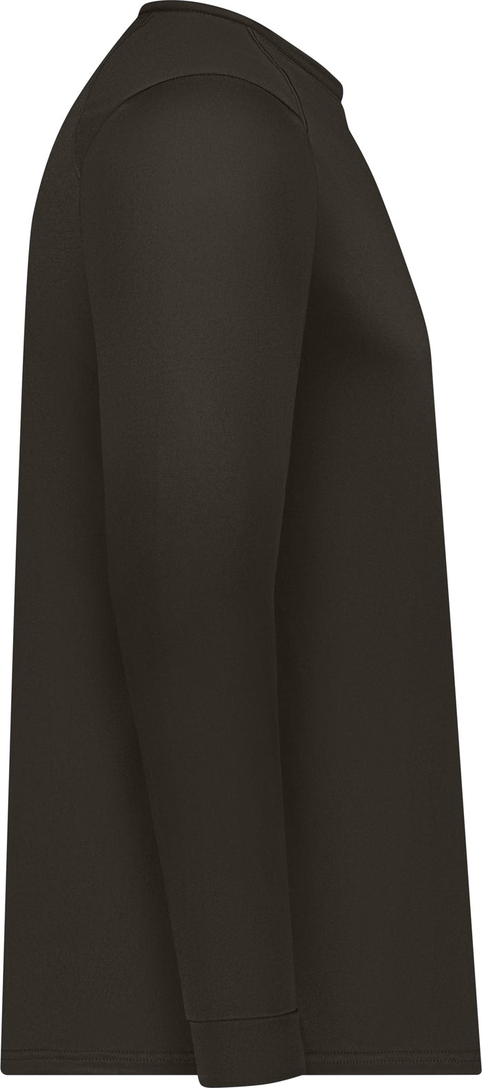 Right View of BROWN B-CORE L/S TEE