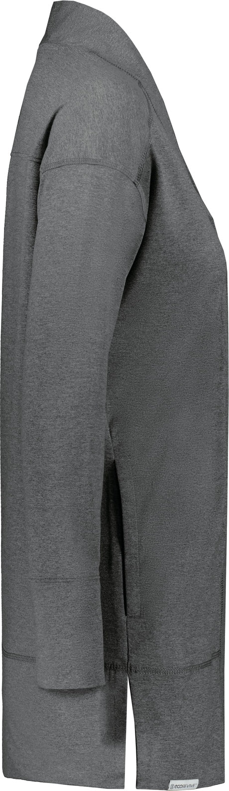 Right View of CARBON HEATHER LADIES VENTURA CARDIGAN