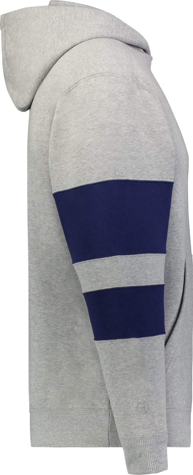 Right View of CHARCOAL HEATHER/NAVY YTH JACKSON WAY HOODIE