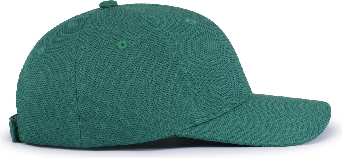 Right View of DARK GREEN ADJUSTABLE WICKING MESH CAP