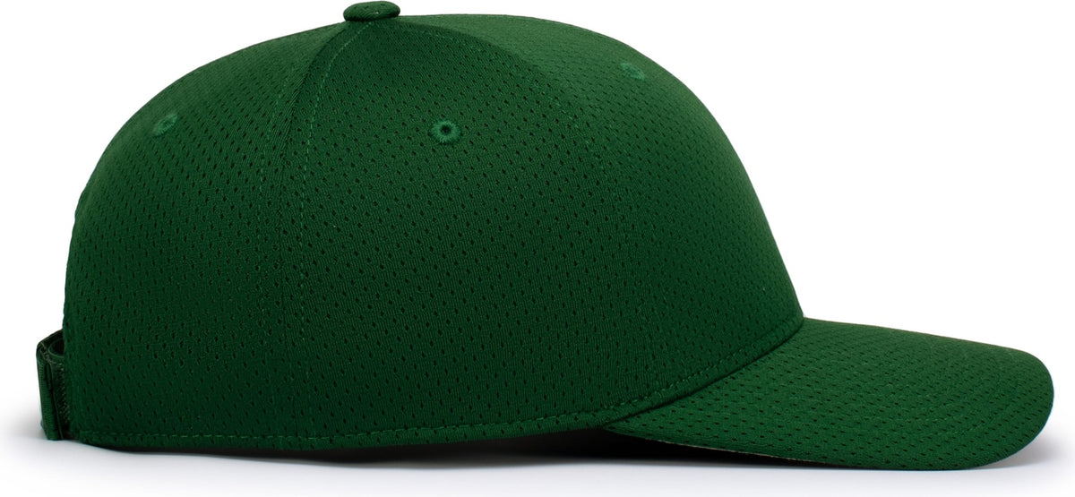 Right View of DARK GREEN ATHLETIC MESH CAP