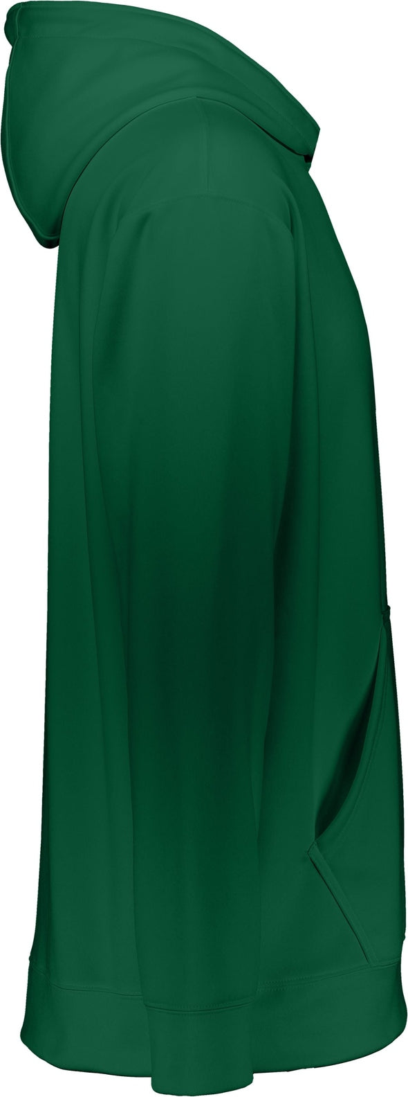 Right View of DARK GREEN YTH WCKNG FLCE HOOD SWEATSHIRT