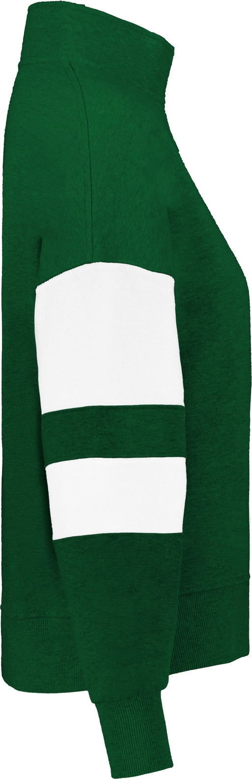 Right View of DARK GREEN/WHITE JACKSON WAY LDS PULLOVER