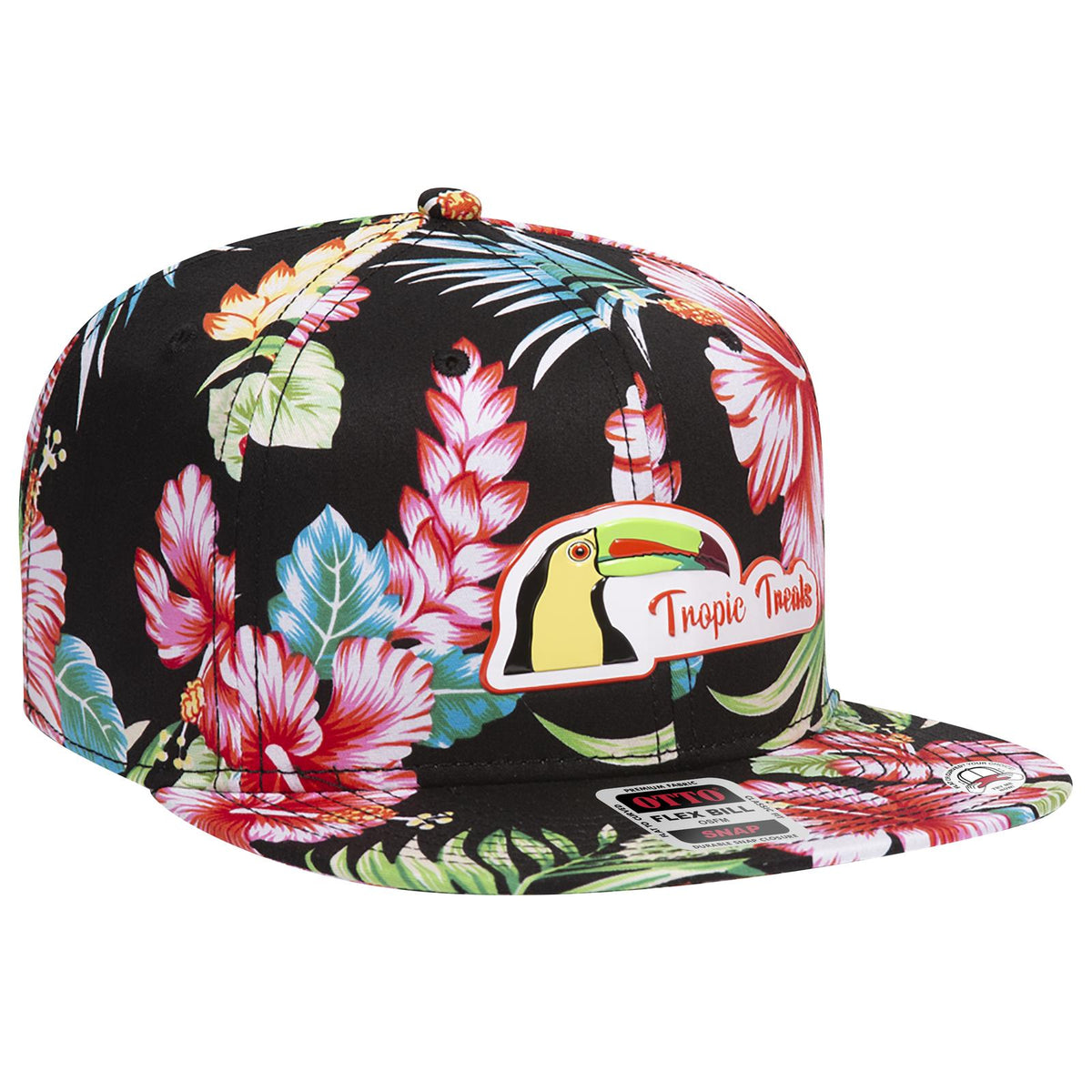 Right View of HP001 - Design001 OTTO CAP “OTTO SNAP” 6 Panel Pro Style Snapback Hat