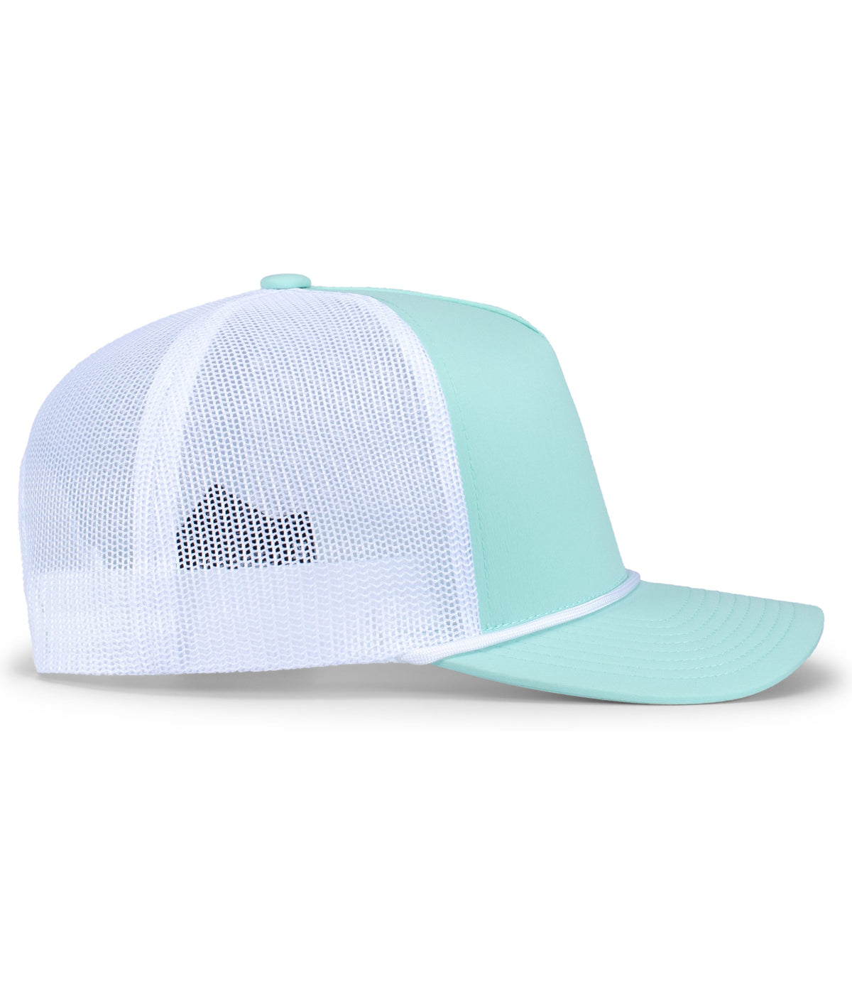 Right View of JELLY MINT/WHITE WEEKENDER TRUCKER