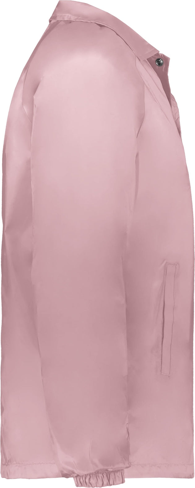 Right View of LIGHT PINK NYLON COACH S JACKET/LINED