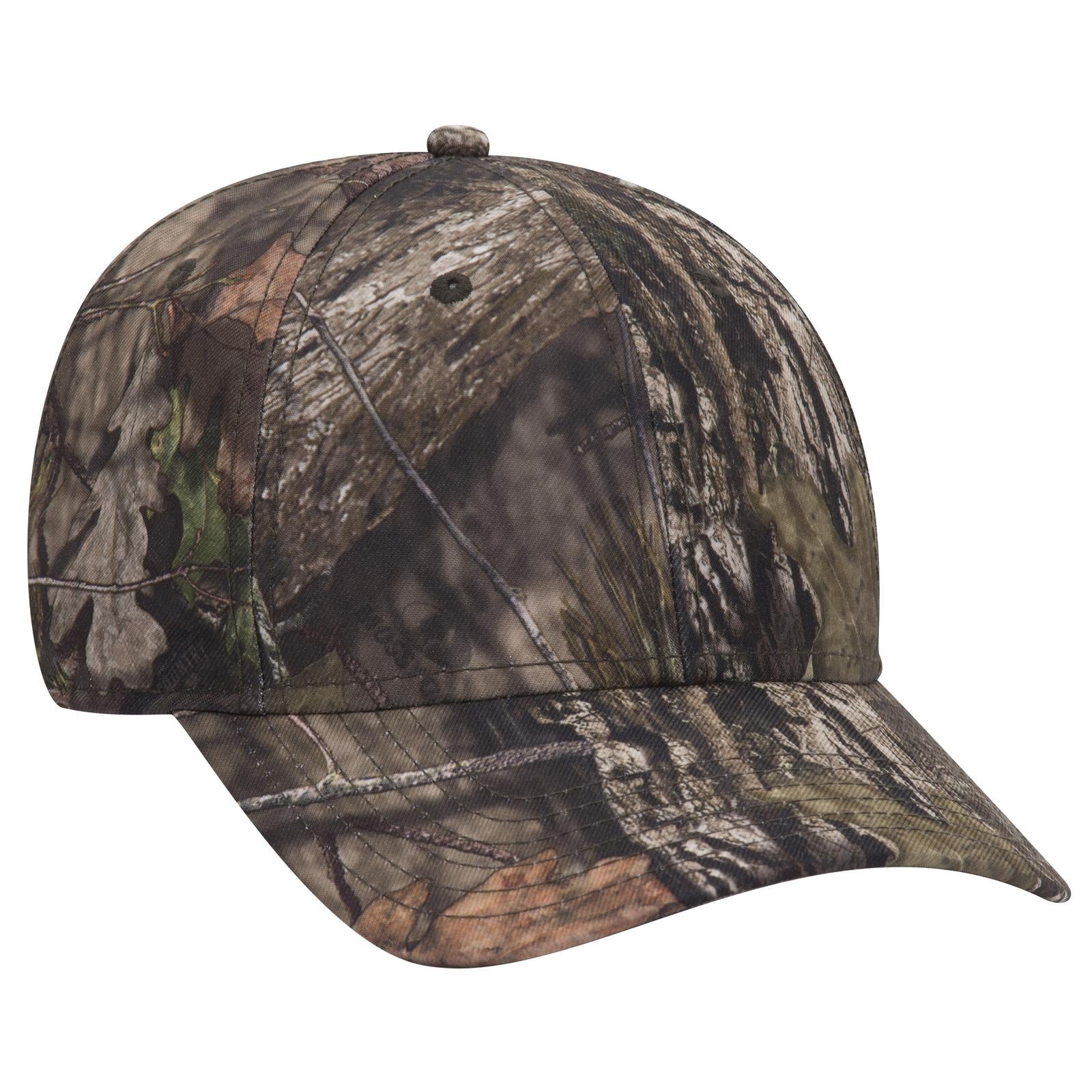 Front View of MO2 - Break Up Country OTTO CAP Mossy Oak Camouflage 6 Panel Low Profile Baseball Cap