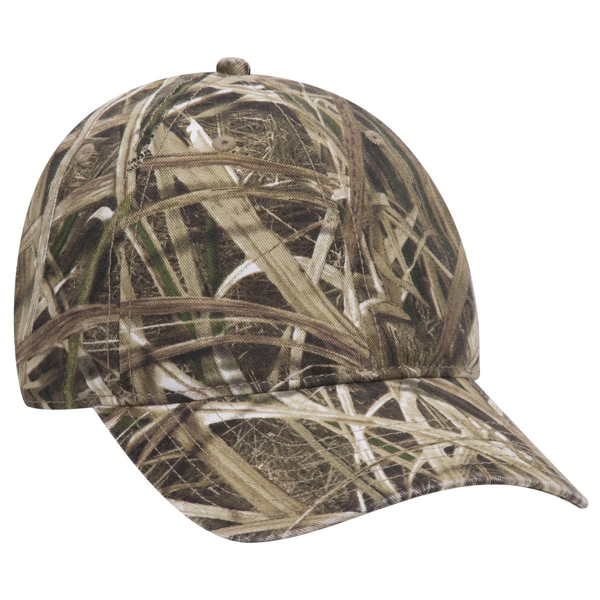Right View of MO4 - Shadow Grass Blades OTTO CAP Mossy Oak Camouflage 6 Panel Low Profile Dad Hat