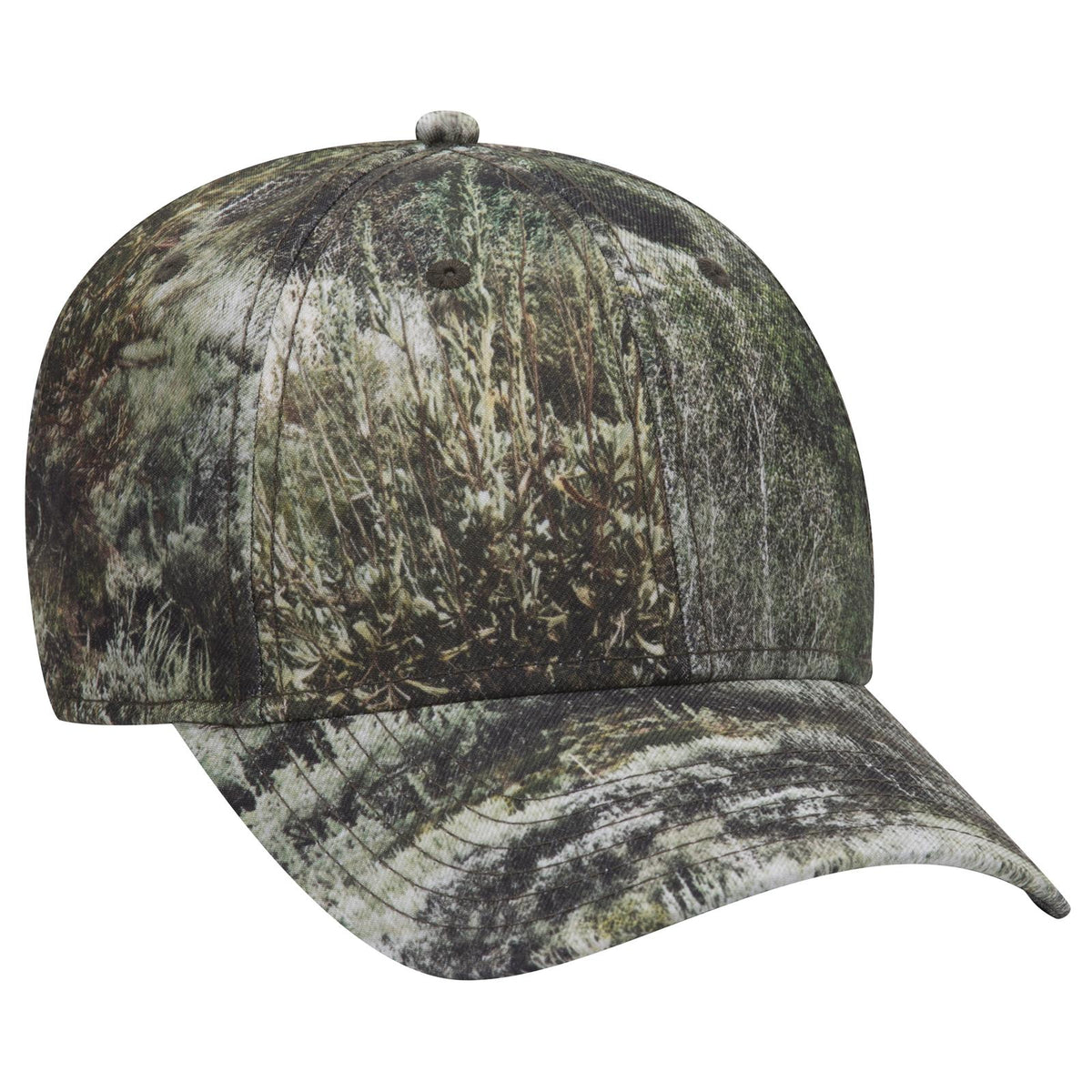 Right View of MO5 - Mountain Country Range OTTO CAP Mossy Oak Camouflage 6 Panel Low Profile Baseball Cap