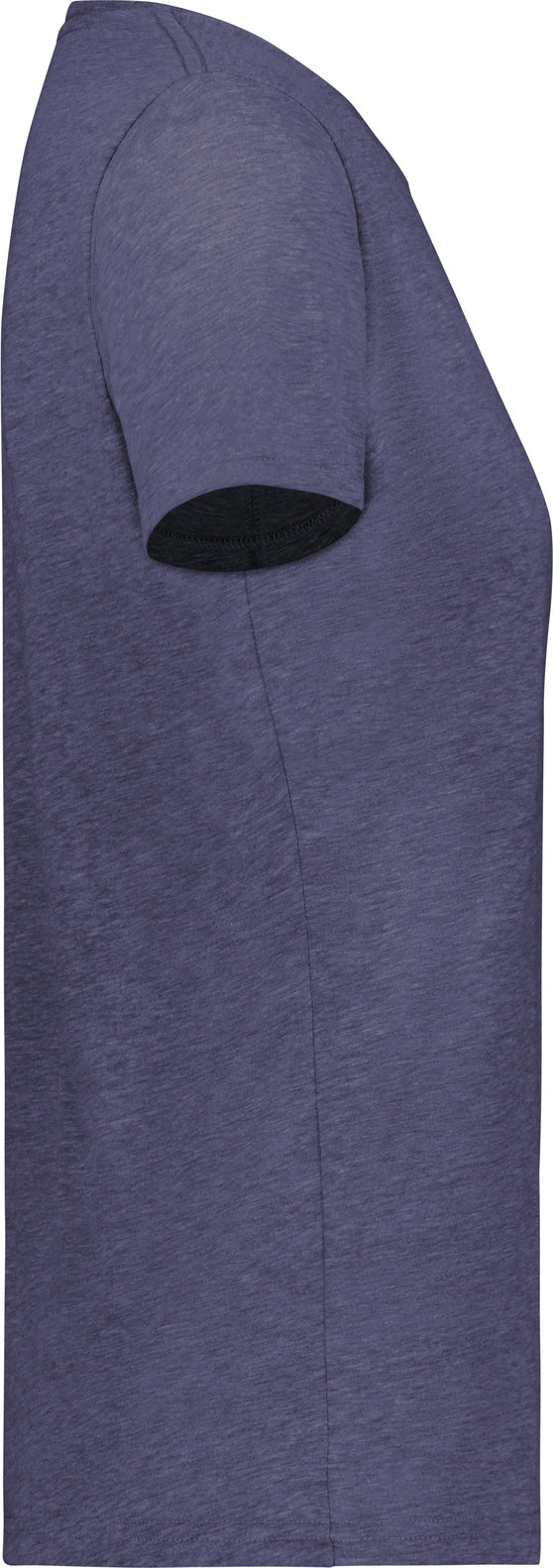 Right View of NAVY HEATHER LDS ALL-DAY C/B TRI BLND TEE