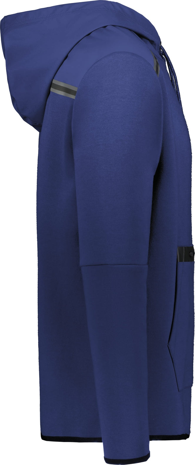 Right View of NAVY LEGEND TECH FLEECE HOODIE