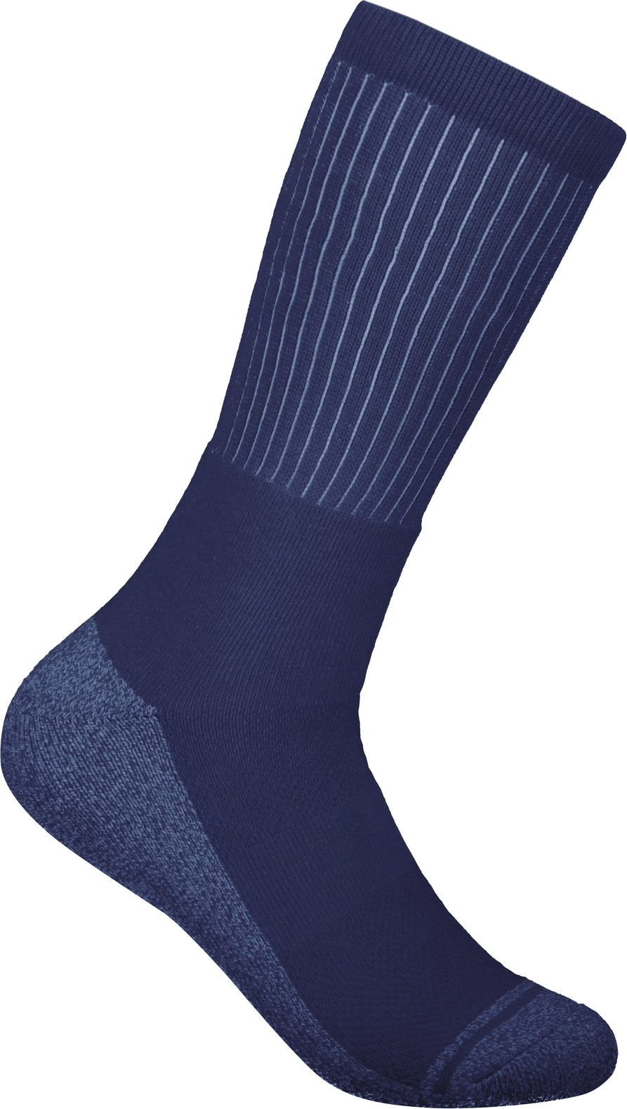 Right View of NAVY TONAL CREW SOCK