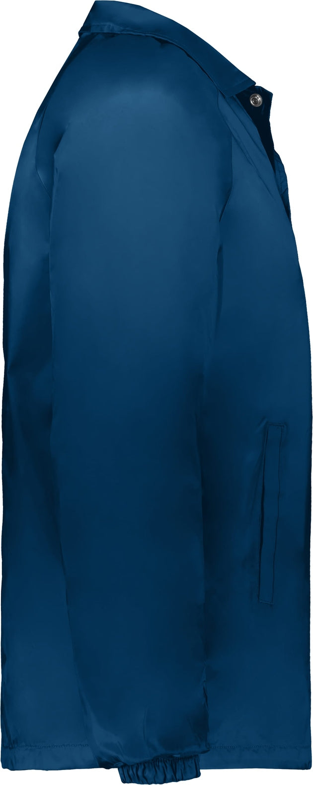 Right View of NAVY YTH NYLON COACH'S JACKET/LINED