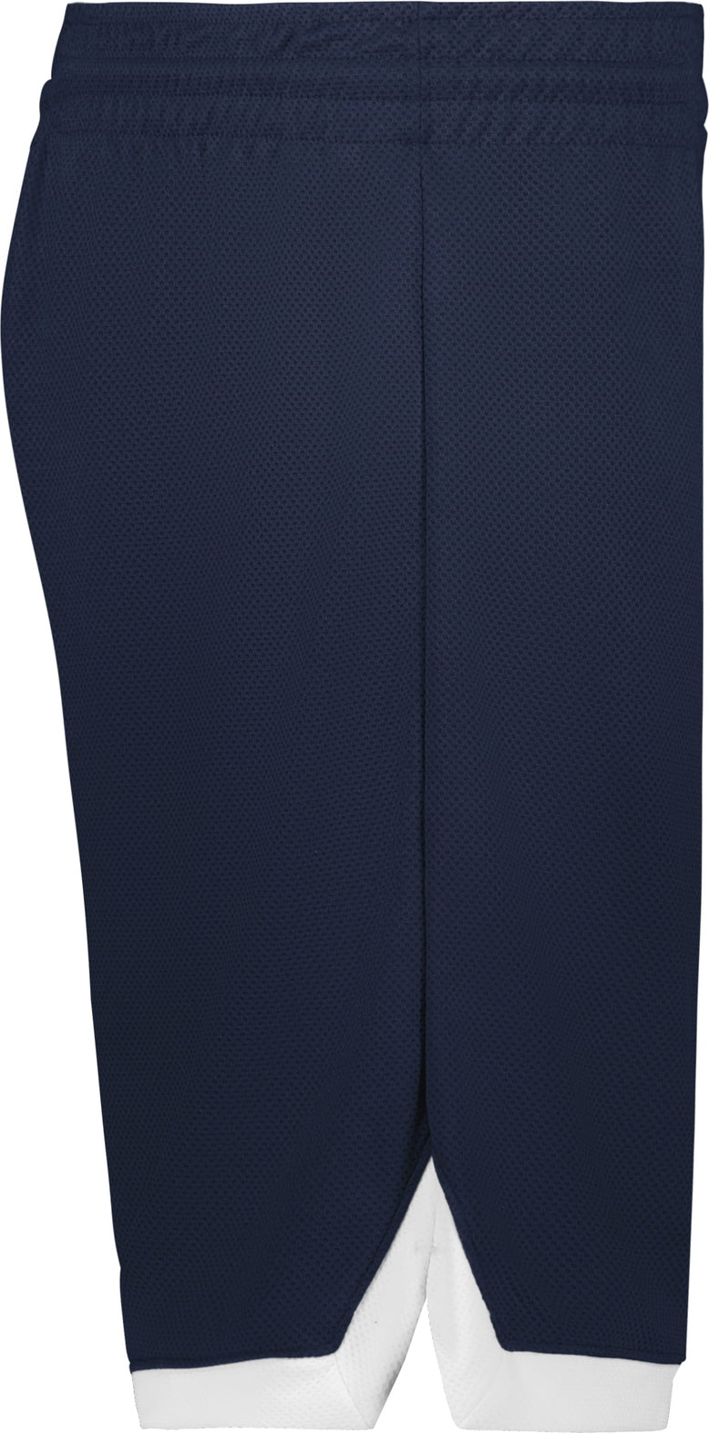 Right View of NAVY/WHITE COOLCORE ELITE SHORTS
