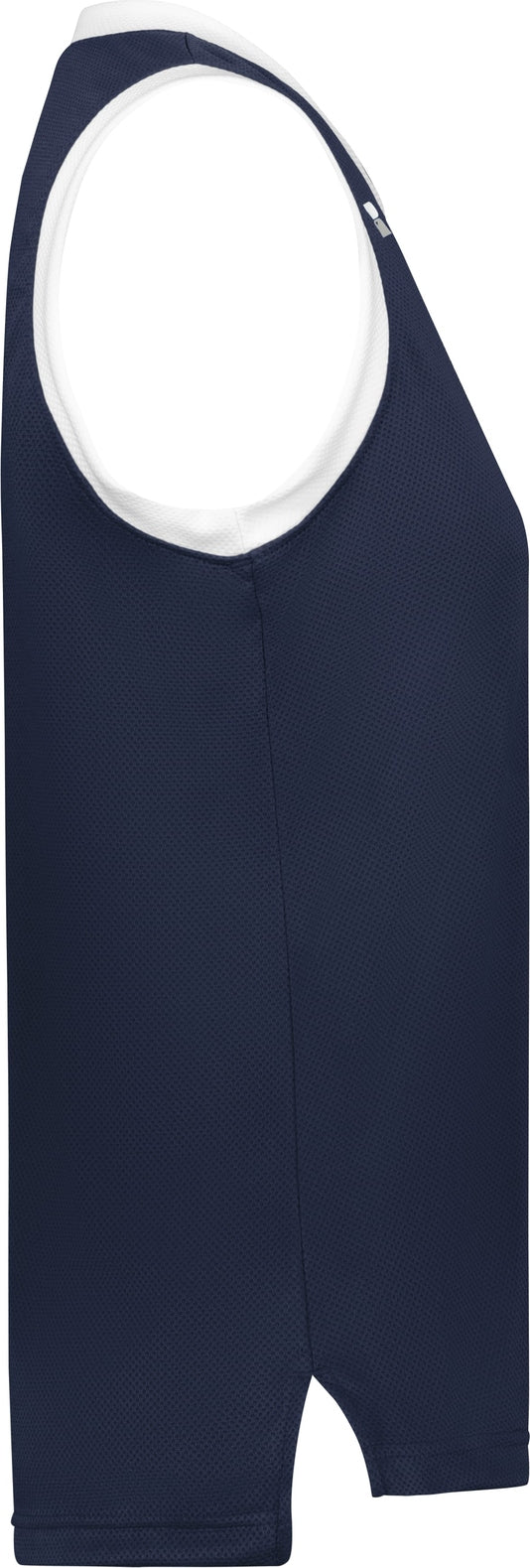 Right View of NAVY/WHITE LDS COOLCORE ELITE JERSEY