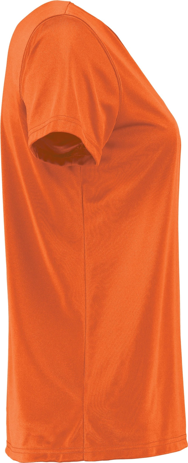 Right View of ORANGE LADIES NEXGEN WCKING TEE