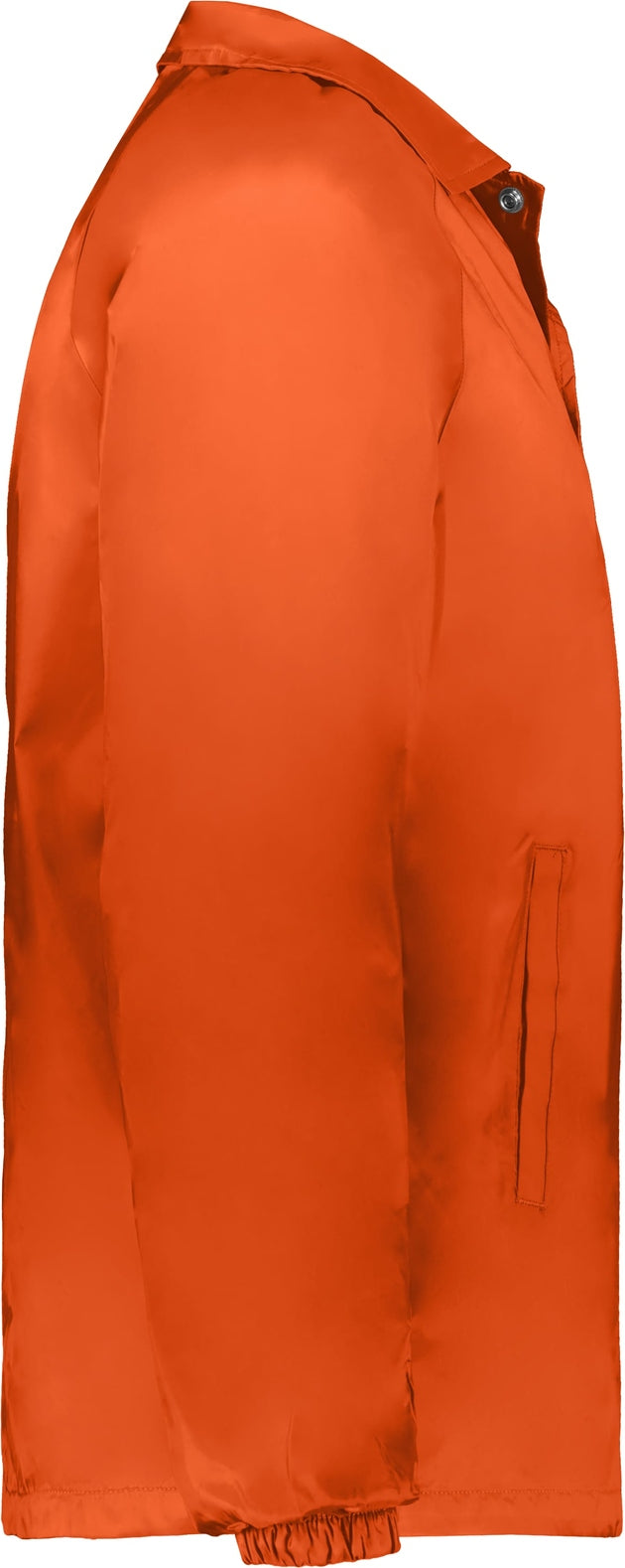 Right View of ORANGE NYLON COACH S JACKET/LINED
