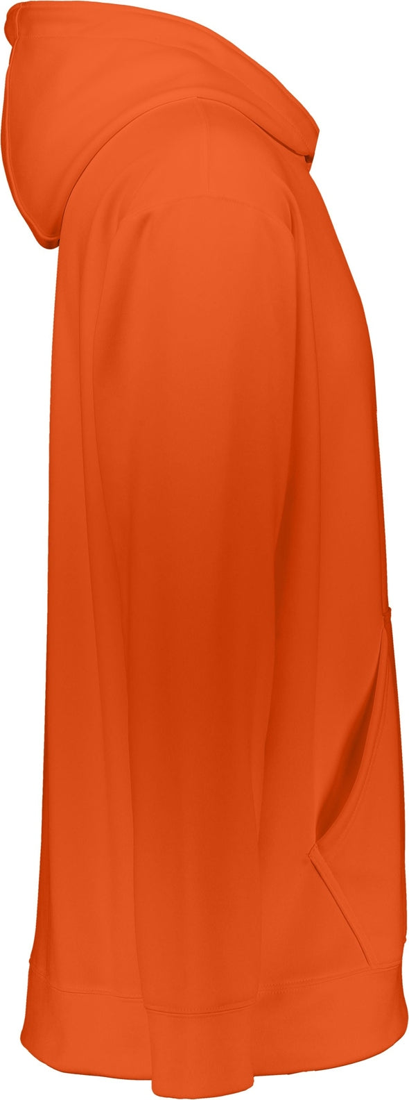 Right View of ORANGE YTH WCKNG FLCE HOOD SWEATSHIRT