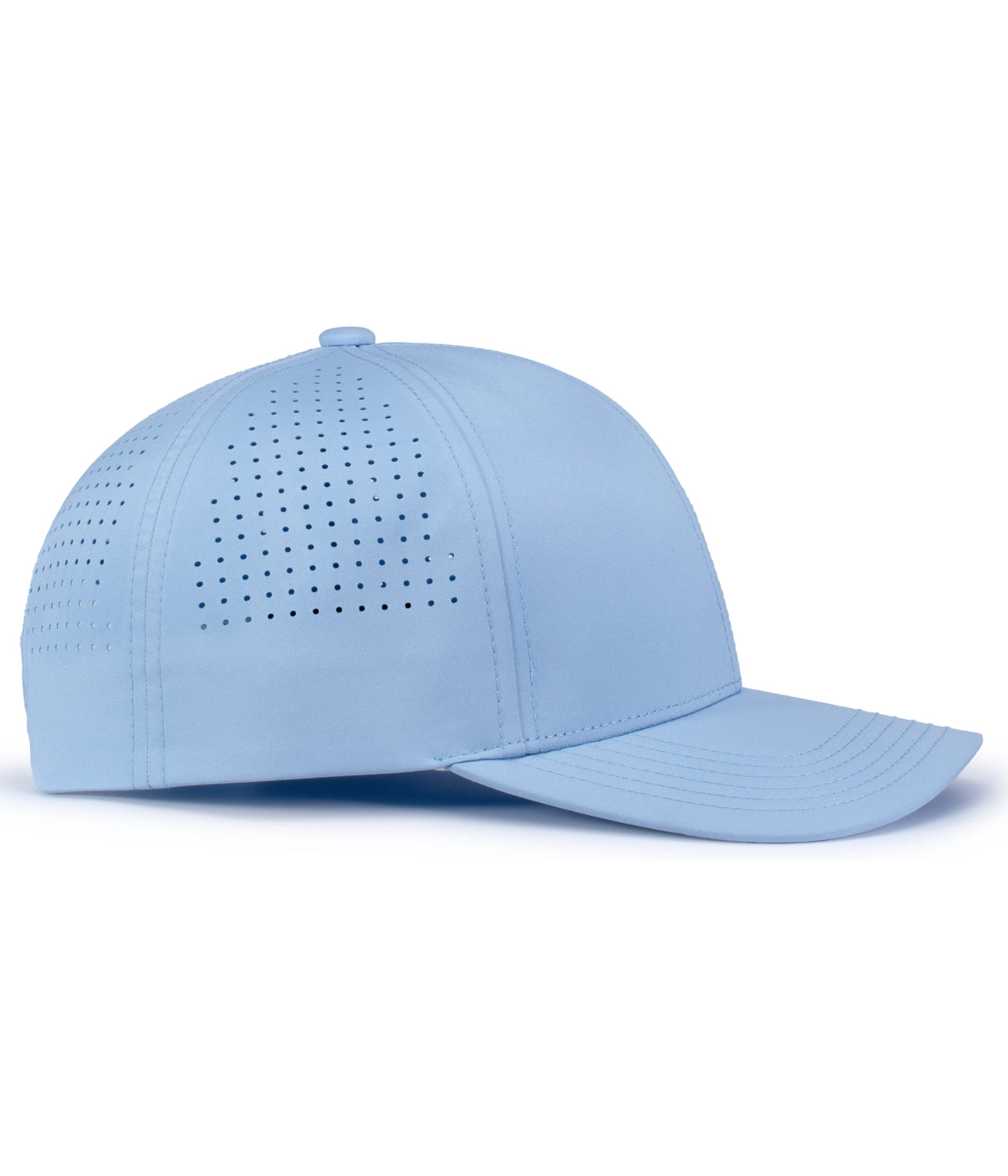 Right View of POWDER BLUE WEEKENDER LTWT PERF SNAPBACK