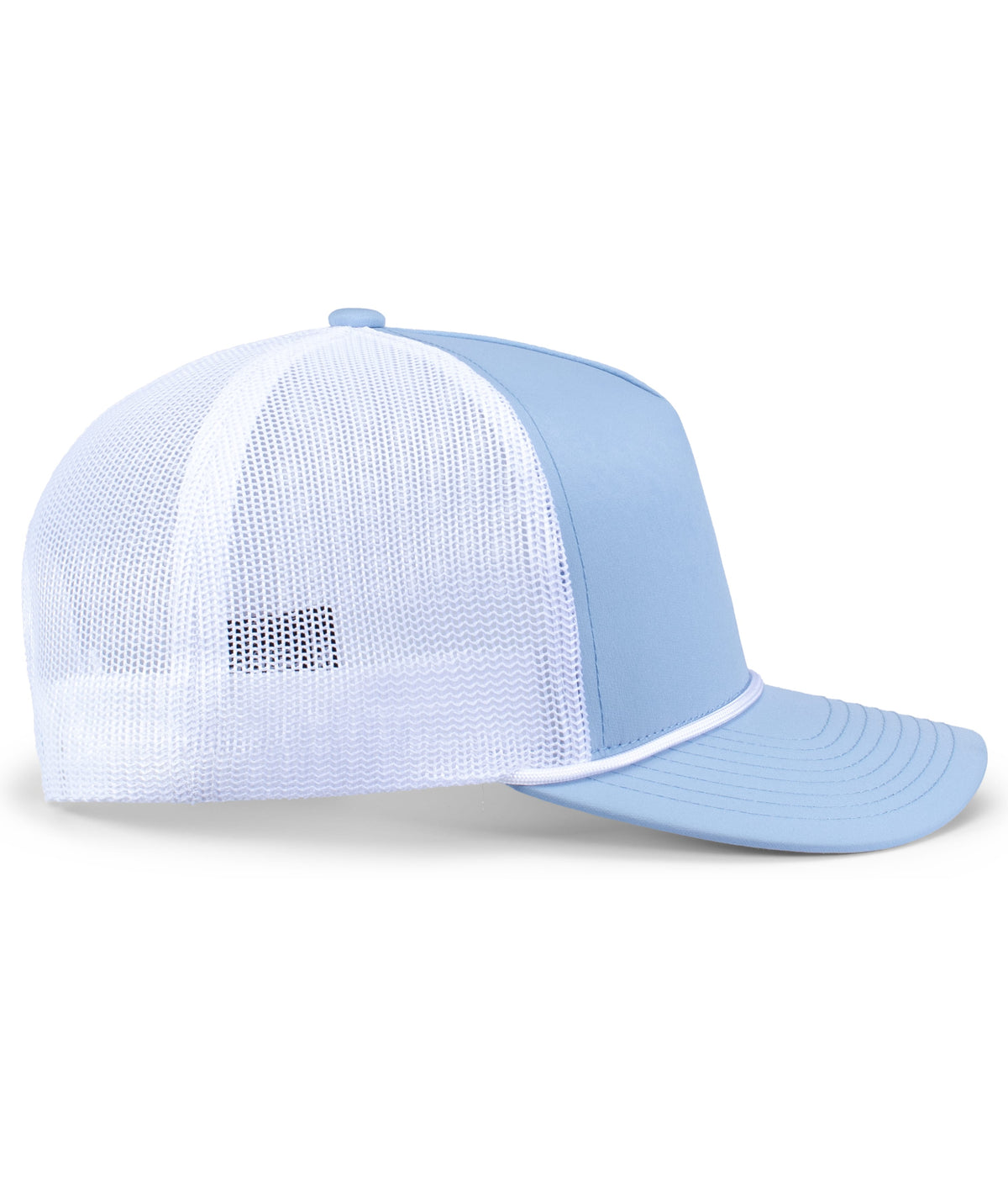 Right View of POWDER BLUE/WHITE WEEKENDER TRUCKER
