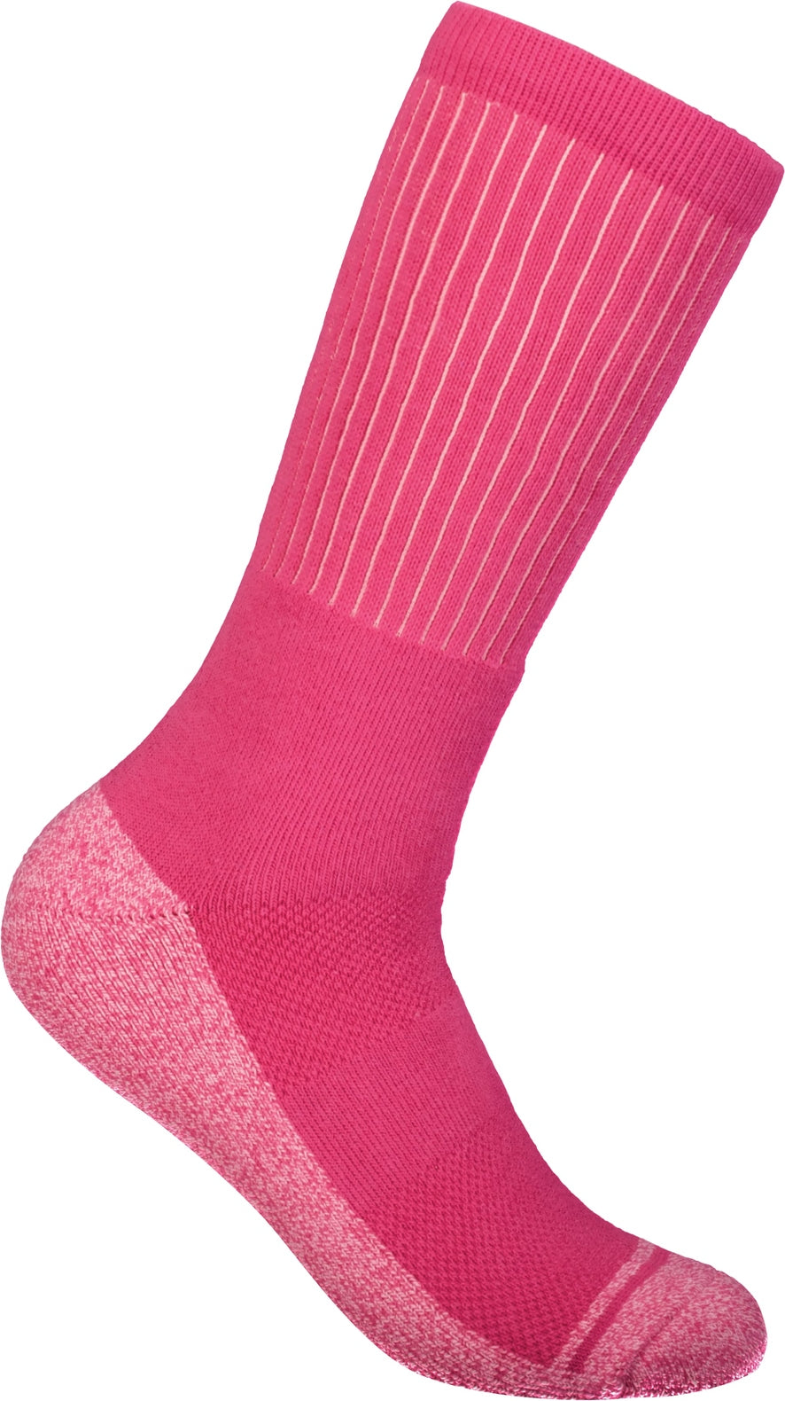 Right View of POWER PINK TONAL CREW SOCK
