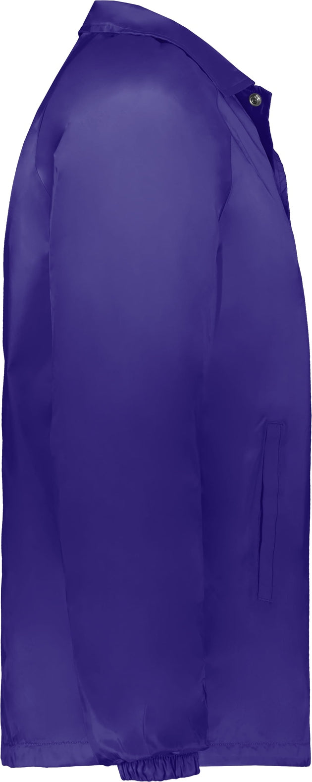 Right View of PURPLE NYLON COACH S JACKET/LINED
