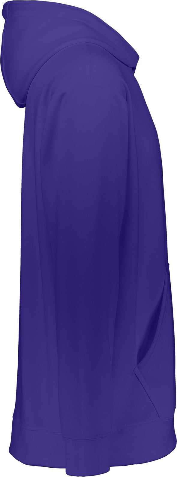 Right View of PURPLE YTH WCKNG FLCE HOOD SWEATSHIRT