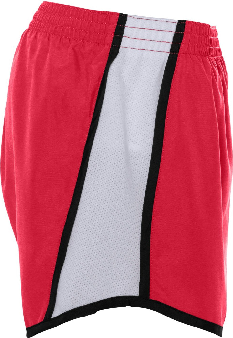Right View of RED/WHITE/BLACK LDS JR FIT PULSE TEAM SHORT