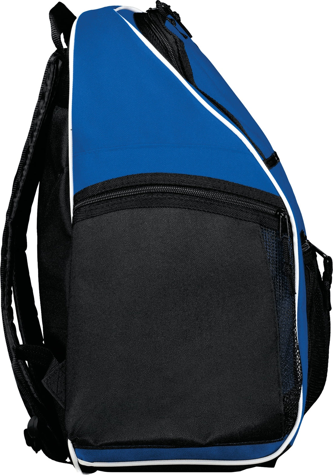 Right View of ROYAL/BLACK/WHITE PLAYER BACKPACK