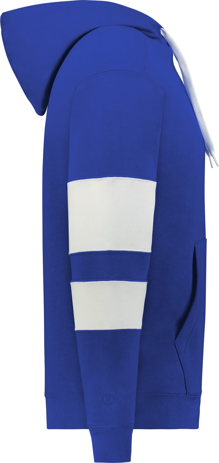 Right View of ROYAL/WHITE JACKSON WAY HOODIE