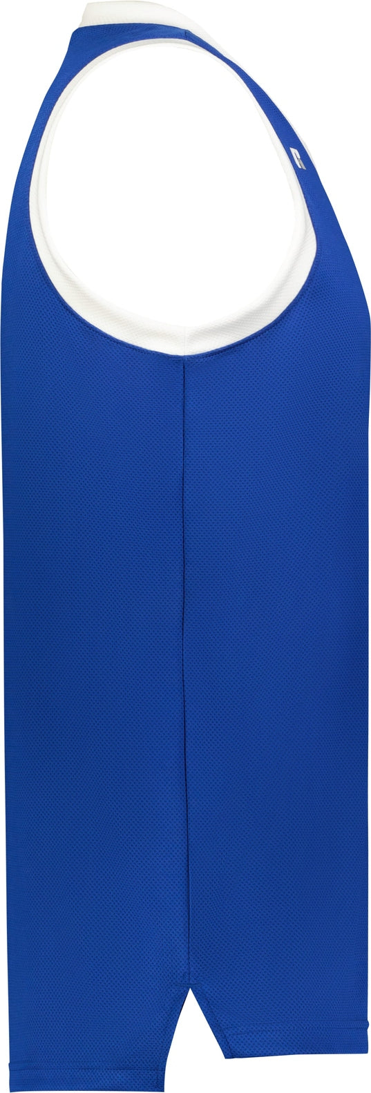 Right View of ROYAL/WHITE YTH COOLCORE ELITE JERSEY