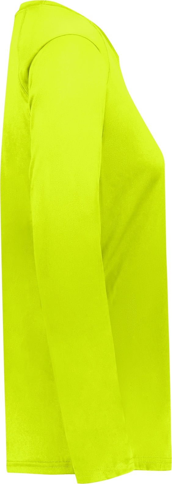 Right View of SAFETY YELLOW LADIES B-CORE L/S TEE