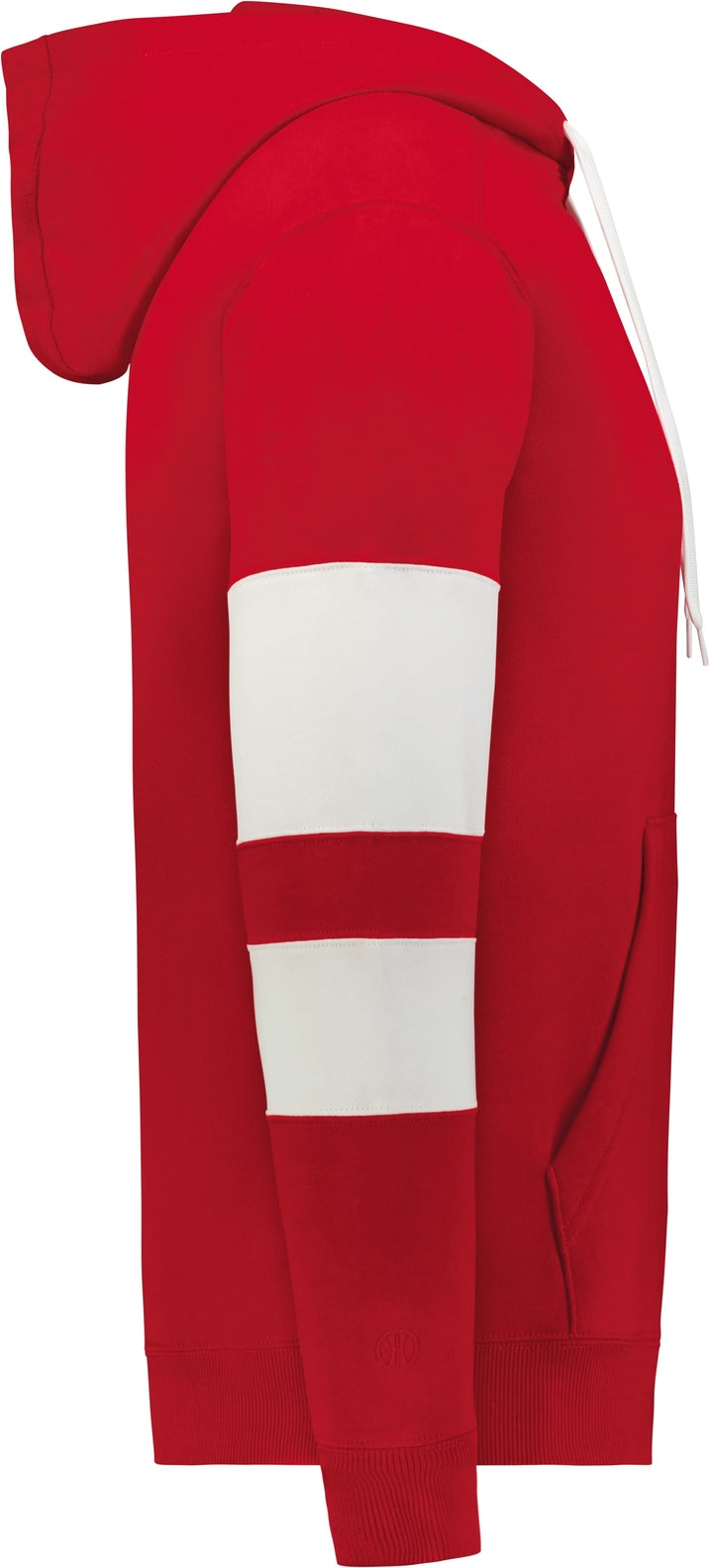 Right View of SCARLET/WHITE JACKSON WAY HOODIE