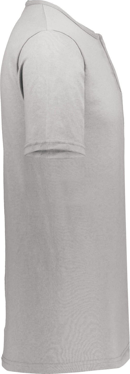 Right View of SILVER GREY ADULT TWO-BUTTON BASEBALL