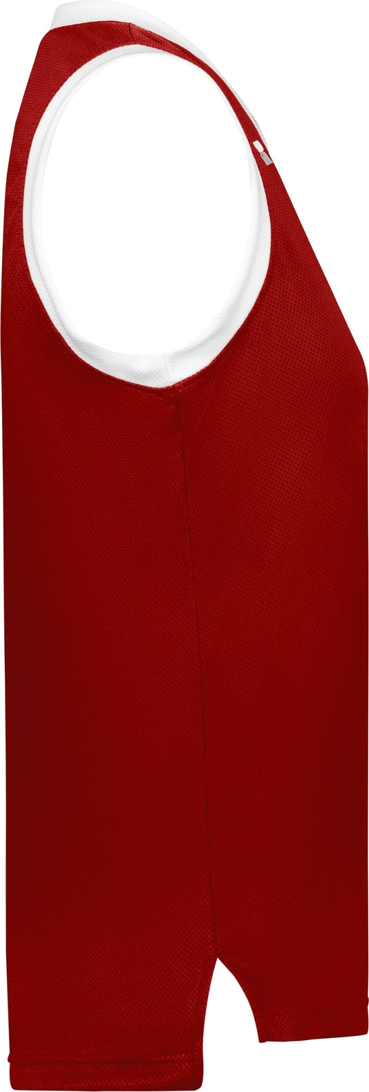 Right View of TRUE RED/WHITE LDS COOLCORE ELITE JERSEY