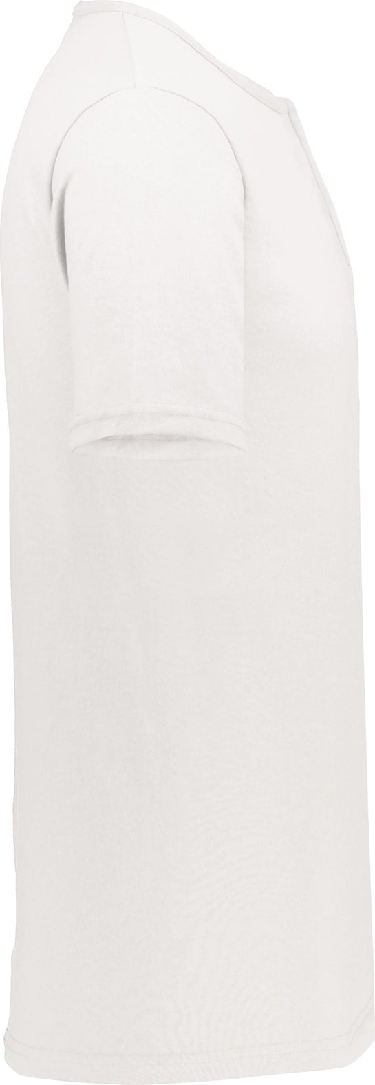 Right View of WHITE ADULT TWO-BUTTON BASEBALL