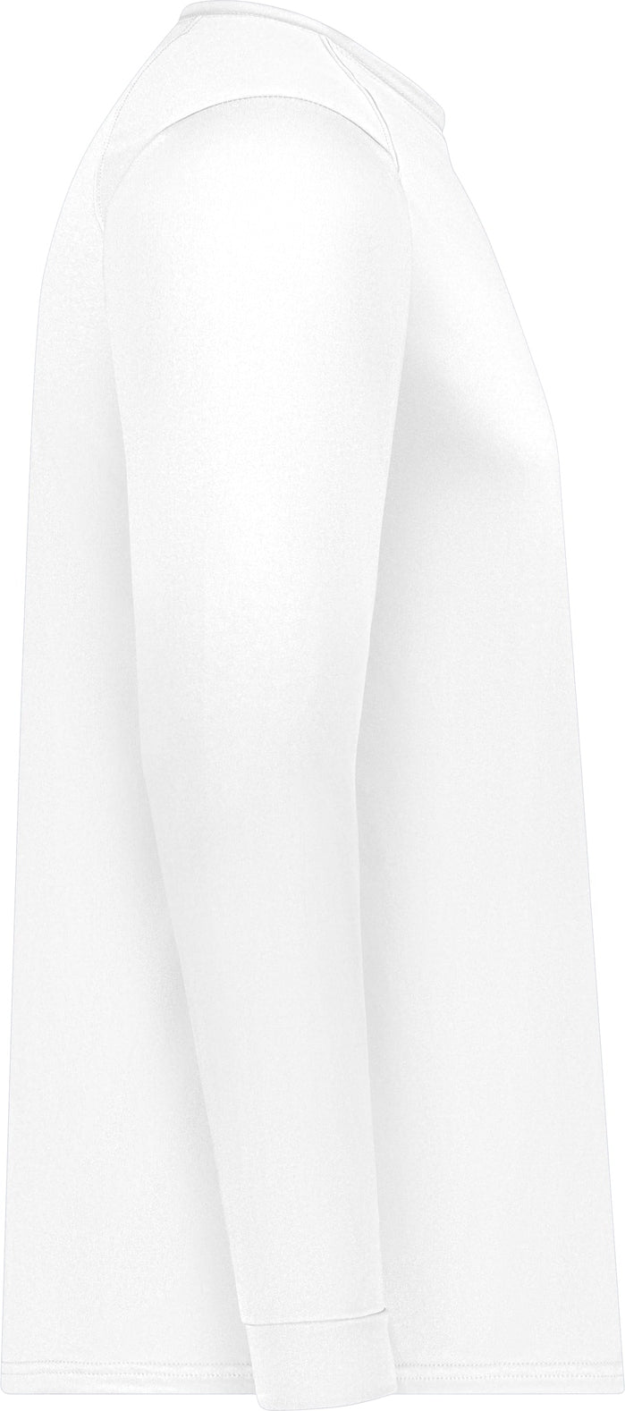 Right View of WHITE B-CORE L/S TEE